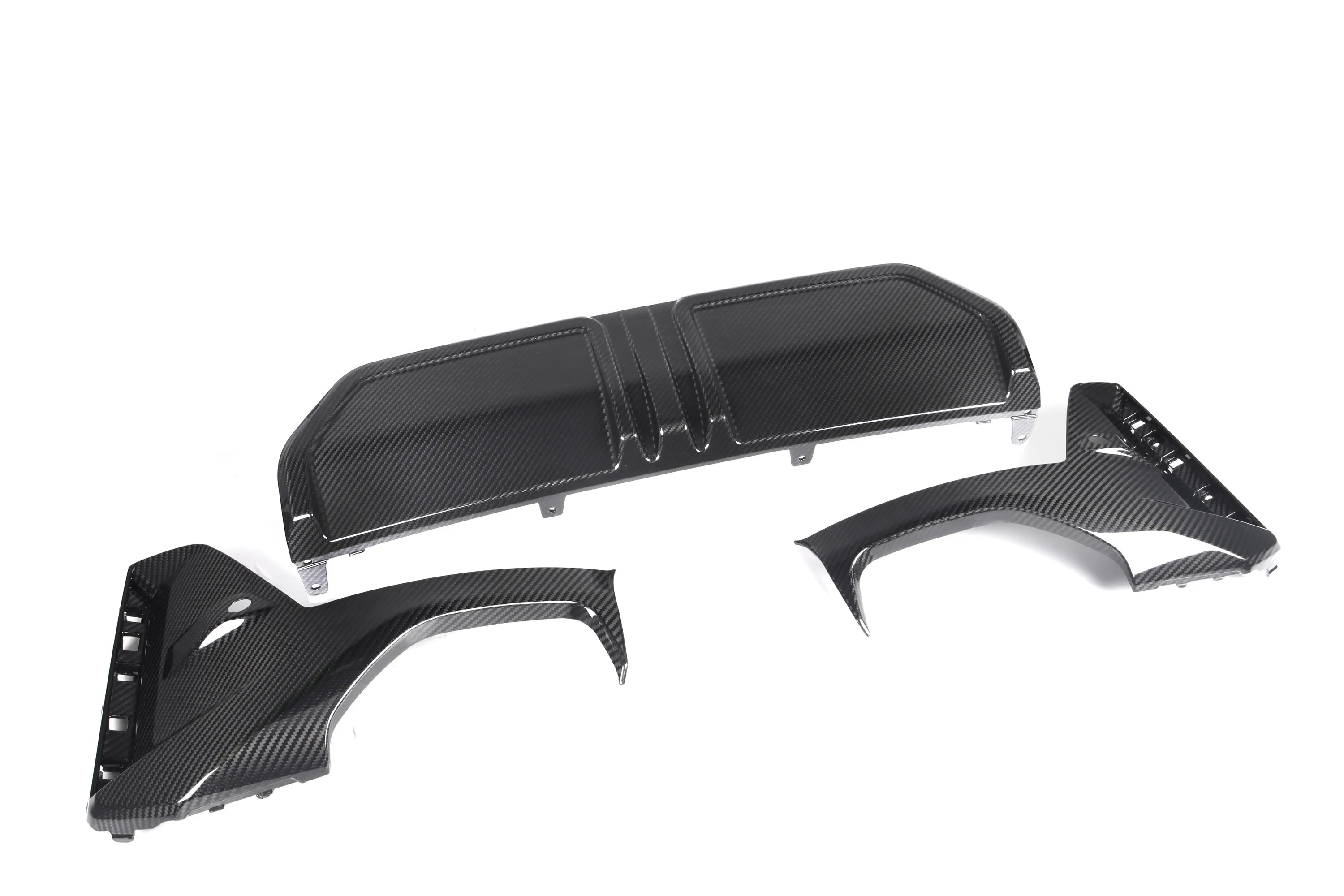 2023- three-piece carbon fiber  rear diffuser for  3-series G20 G21 G28 LCI car bumpers