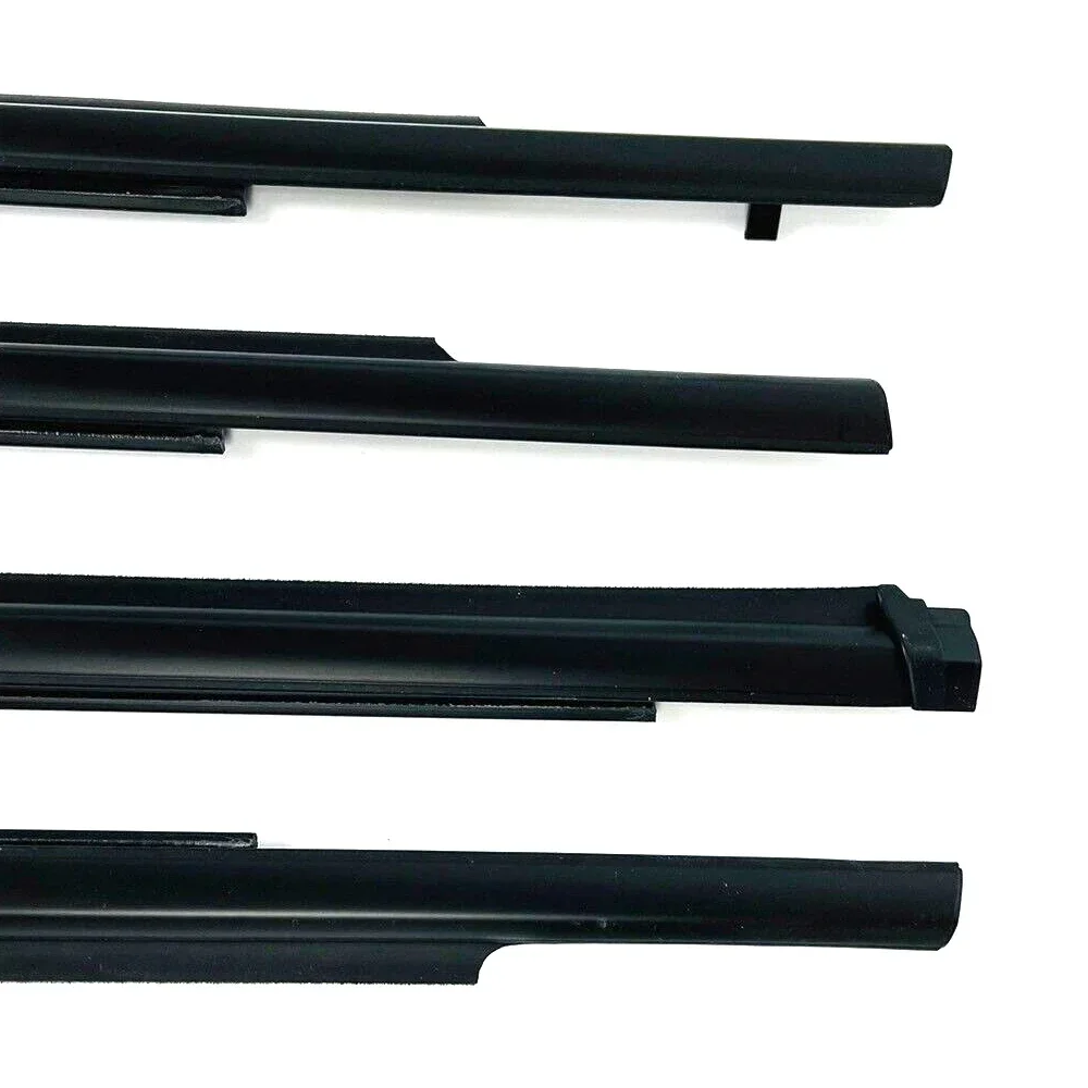 For Mitsubishi Outlander Sport GA 2010-2021 Window Outer Weatherstrip 4Pcs Side Door Glass Rubber Belt Moulding Trim Sealing