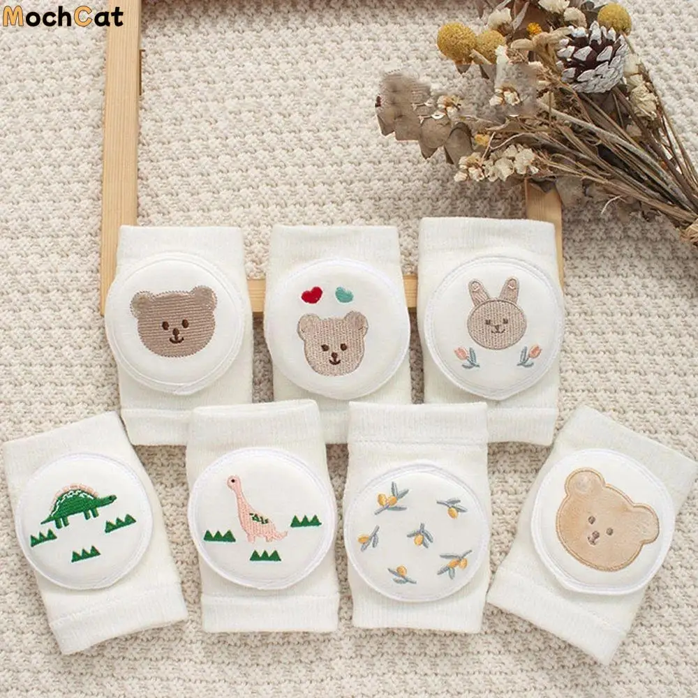 

Breathable Rabbit Cartoon Design Cotton Sponge Child Leg Pads Elbow Pads Thin Section Crawling Toddler Baby Knee Pads