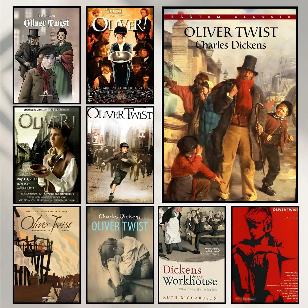 Movie Oliver Twist Poster Wall Art Print Art Suitable For Living Room Bedroom Bar Parlor Home Decoration Gift