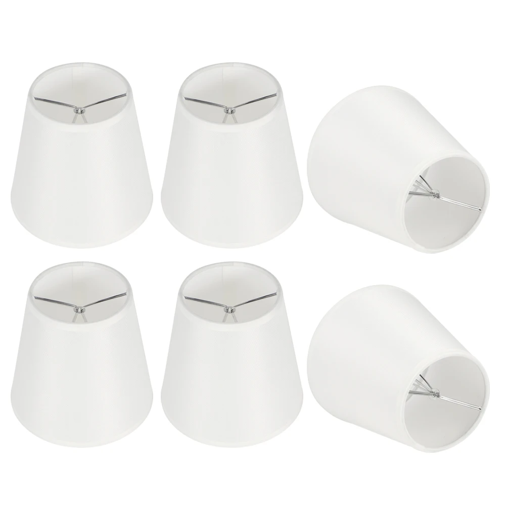 

Household Chandelier Fabric Lampshade Lamps Cover Decoration for E14 Light Bulb Fabric Lampshade Lamp Accessory Lamp Cover