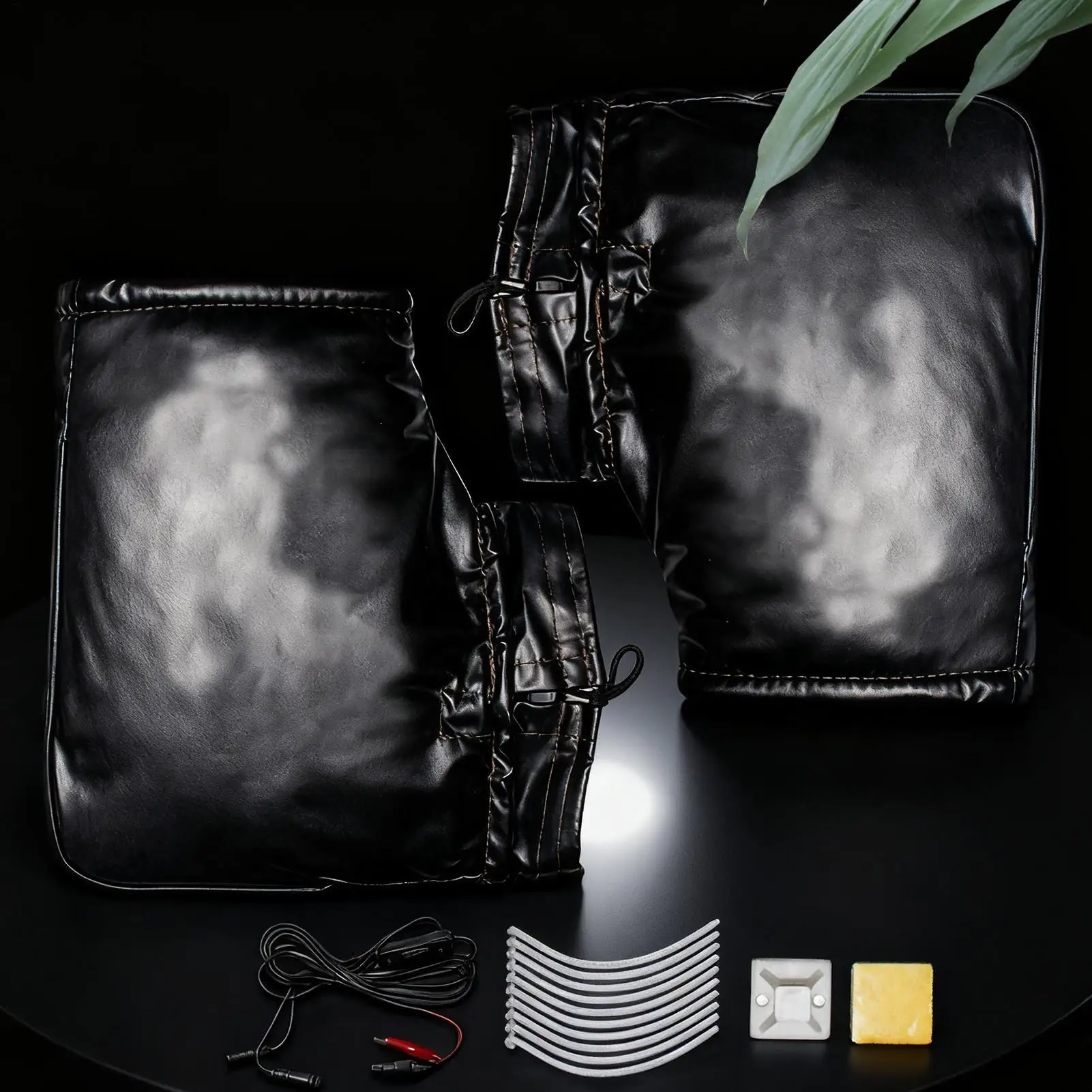 

Motorcycle Handlebar Muffs 12V Heated Mittens Waterproof Motorcycle Handlebar Mitts For Scooter Cycling Bike Commuting