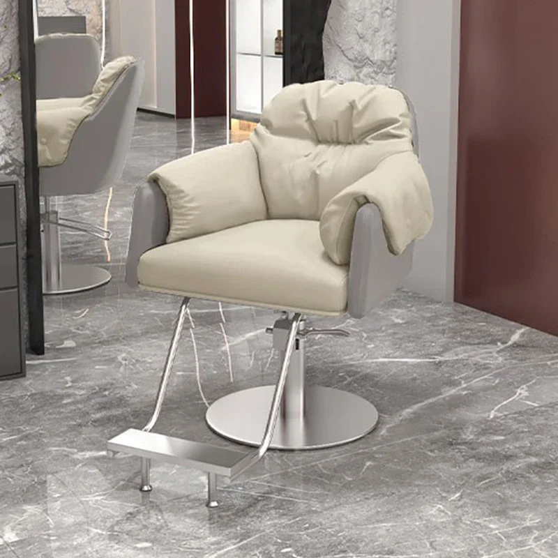 

Reclining Armchairs Barber Chair Spa Nail Salon Chairs For Aesthetics And Beauty Stylist Taburetes Con Ruedas Saloon Furniture