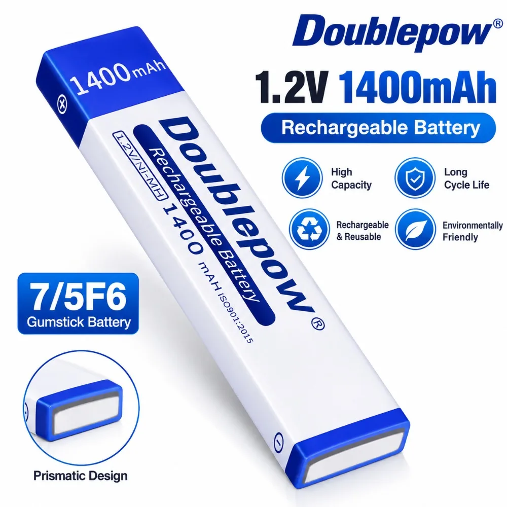 Akumulator 1,2 V 1400 mAh Pryzmatyczny akumulator 7/5 F6 NIMH do gumy do żucia Gumstick do odtwarzacza CD Sony — zdjęcie produktu 4