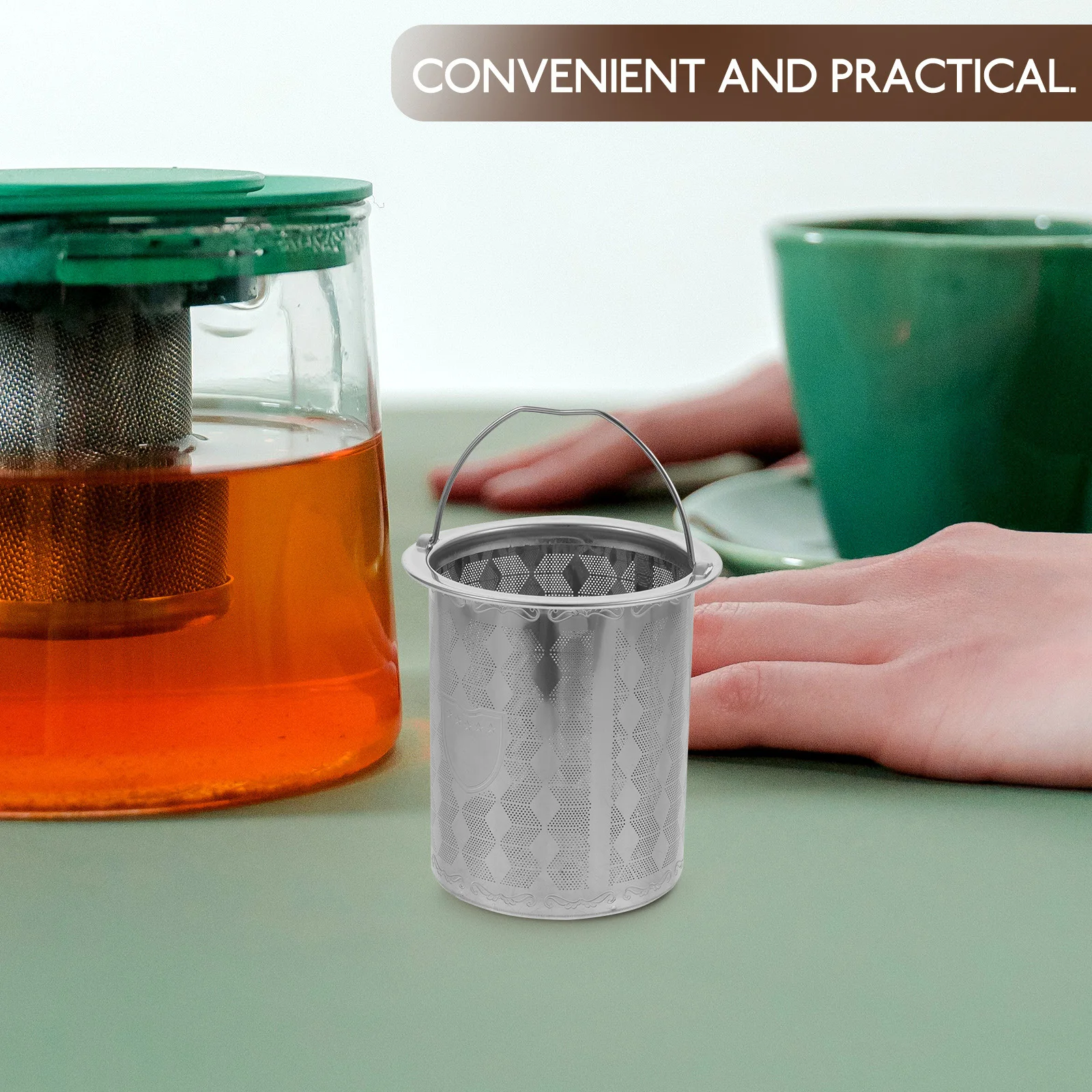 

3 Pcs Tea Leaf Steeper Filter Diffuser Making Accessories Home Supplies Stainless Steel Loose Infuser Teapot