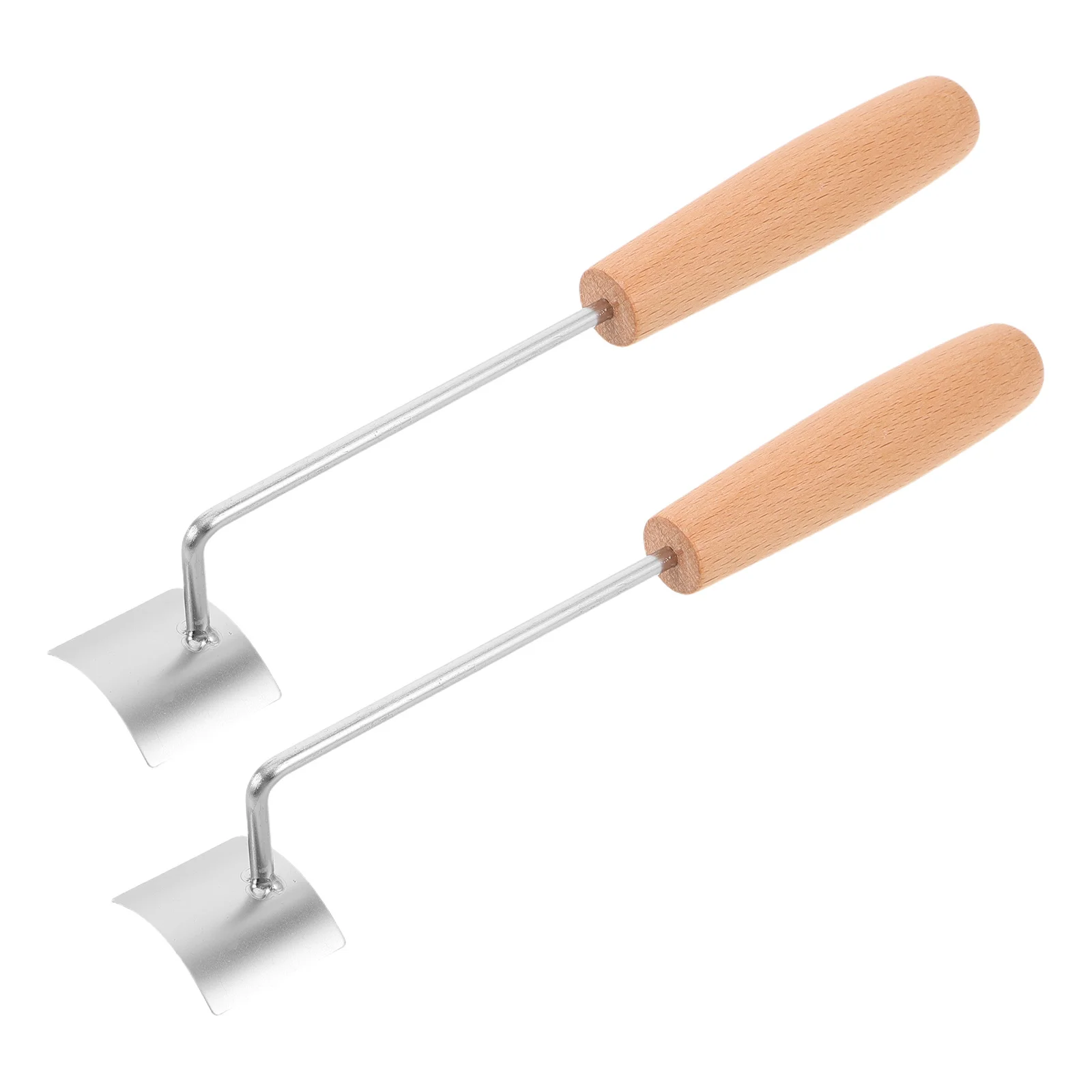 

2Pcs Corn Cob Peeler Wood Handle Stainless Steel Corn Kernel Remover Manual Stripping Tool Kitchen Gadget for Home Cooking