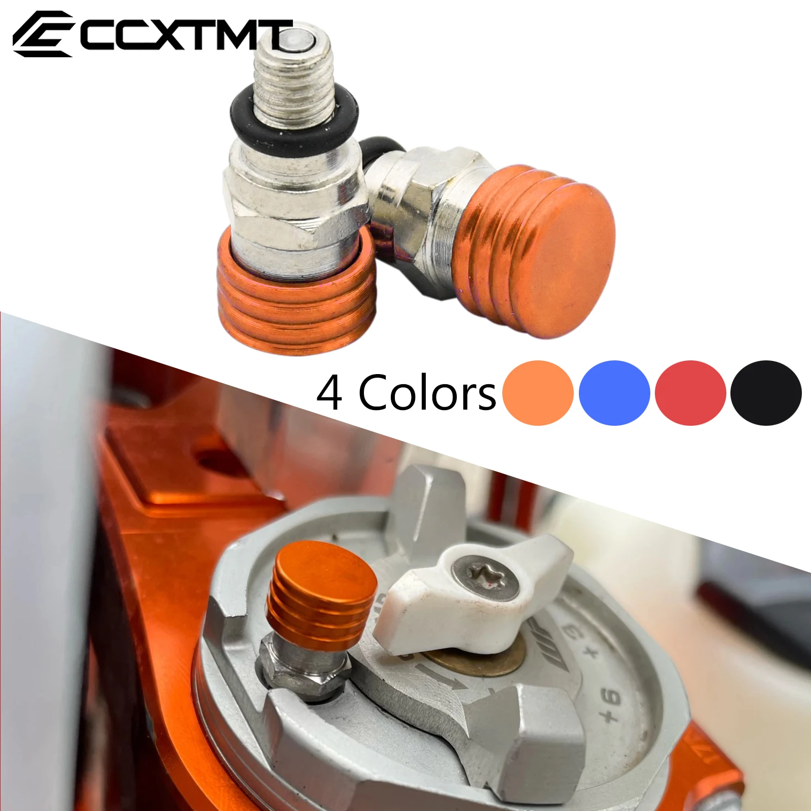 M5x0.8 Fork Air Bleeder Valve For Kawasaki Yamaha Suzuki Honda CR 80 85 125 CR250 CR500 CRF150R CRF250R CRF250X CRF450R CRF450X