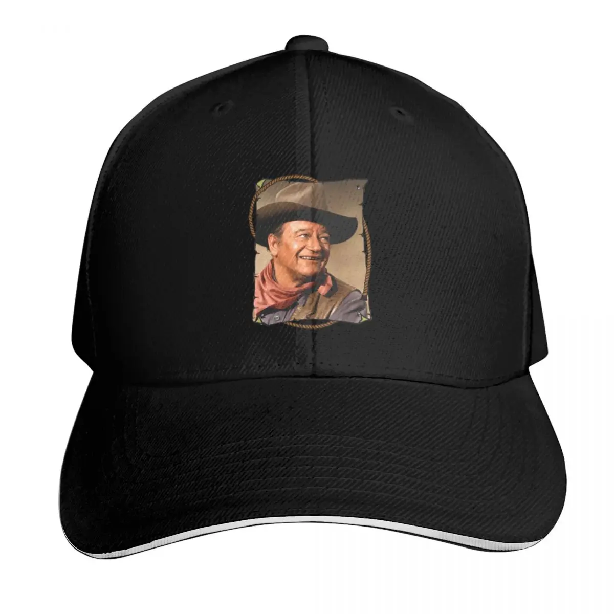 John Wayne Baseball Cap Vintage Retro Embroidered Lightweight Packable Gift for Him Her