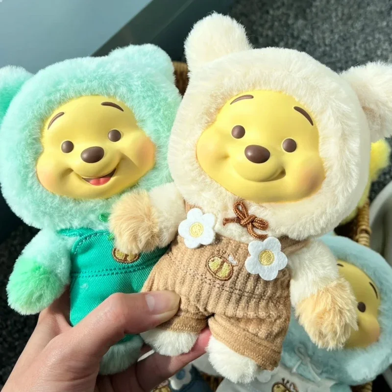 

2025 Новый Miniso Disney Winnie The Pooh Candy Series слепая коробка, милый виниловый кулон с лицом, кукла-медведь Pupu, модная трендовая игрушка, детский подарок