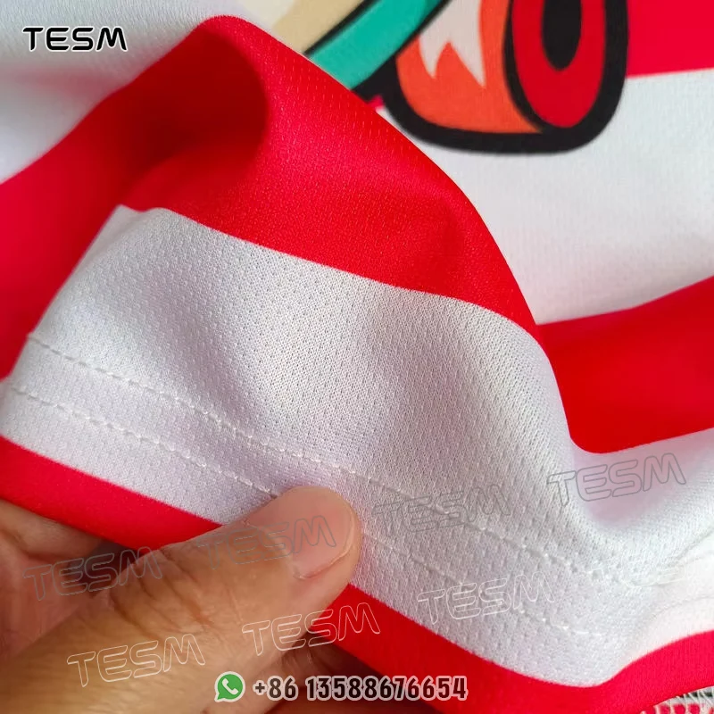تي شيرت رياضي بأكمام قصيرة مطبوع قابل للتنفس للرجال من Tesm - قميص متعدد التدريب مستوحى من الجيرسيه للزوجين على طراز حفلات الوالدين والطفل