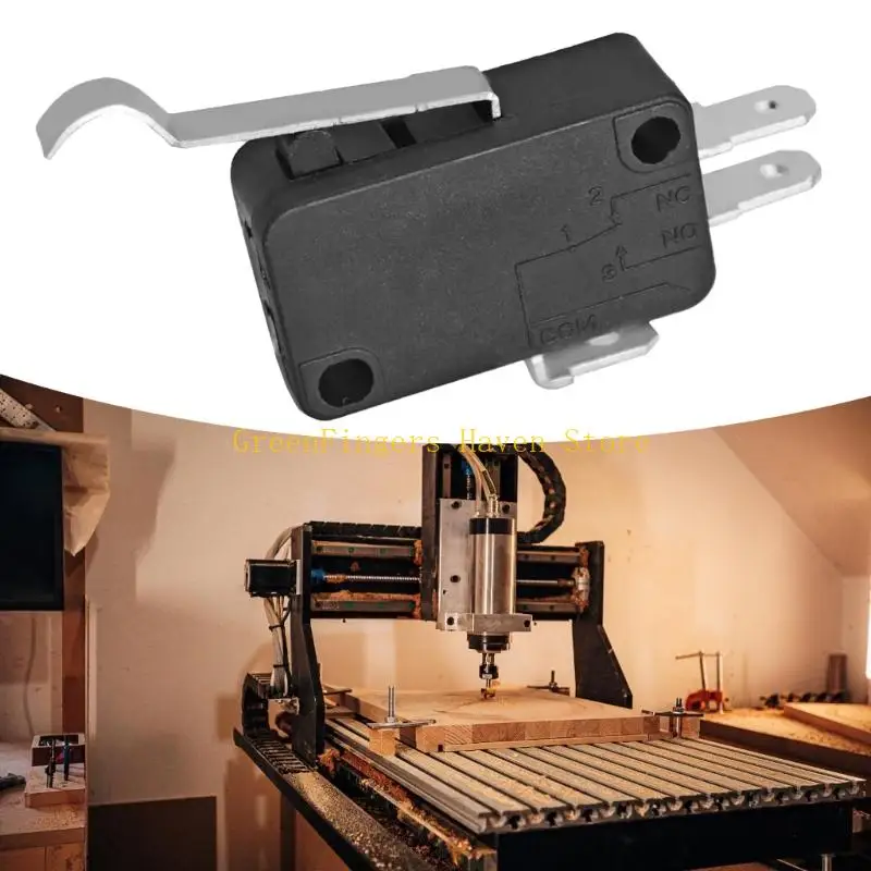 F68D Industrial Action Switcher SPDT 16A 250VAC 10M Cycles Roller Lever Action Switcher V7-7H15D8-263-1 Micros Switcher