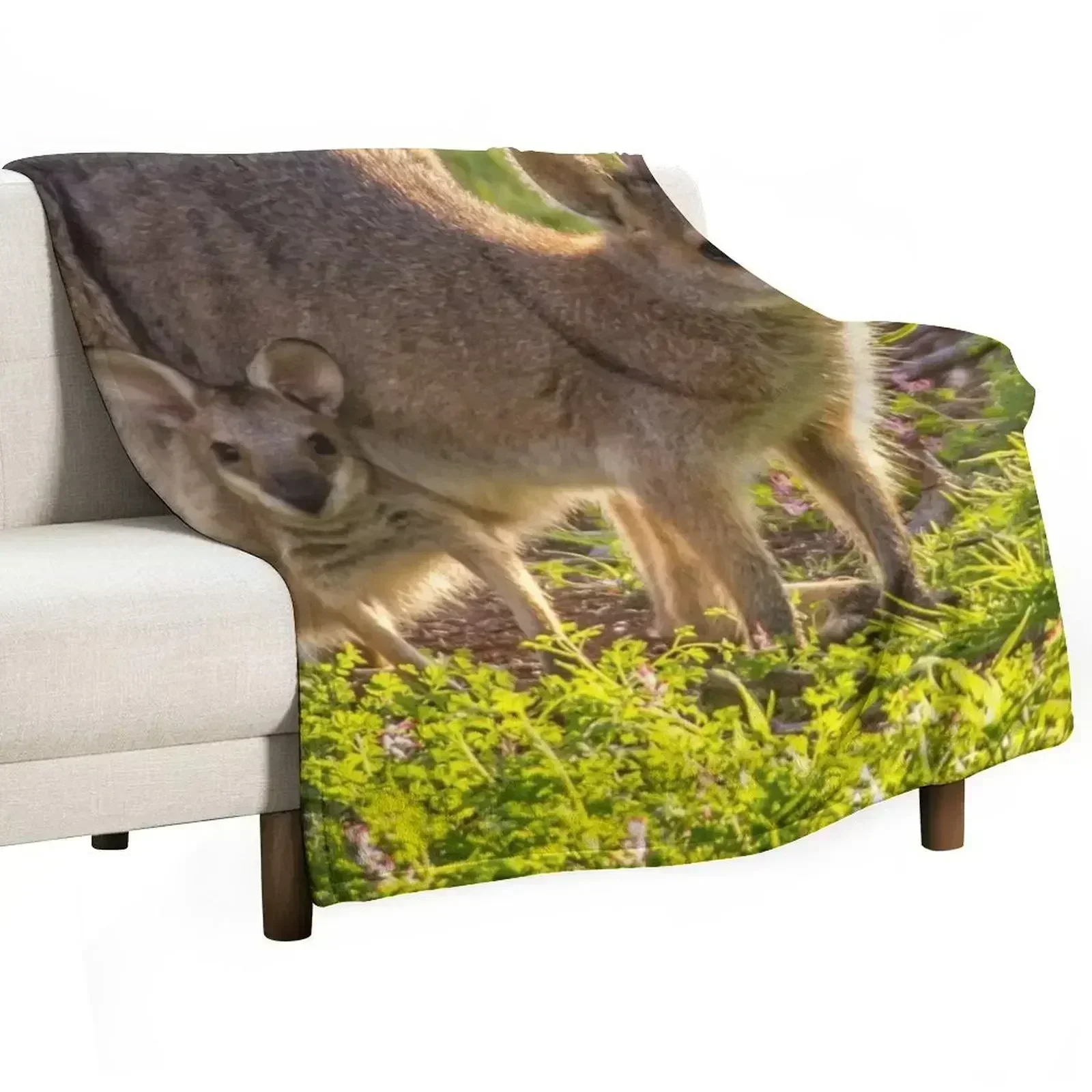 

Kangaroo Throw Blanket Camping for winter Moving Luxury Brand Blankets