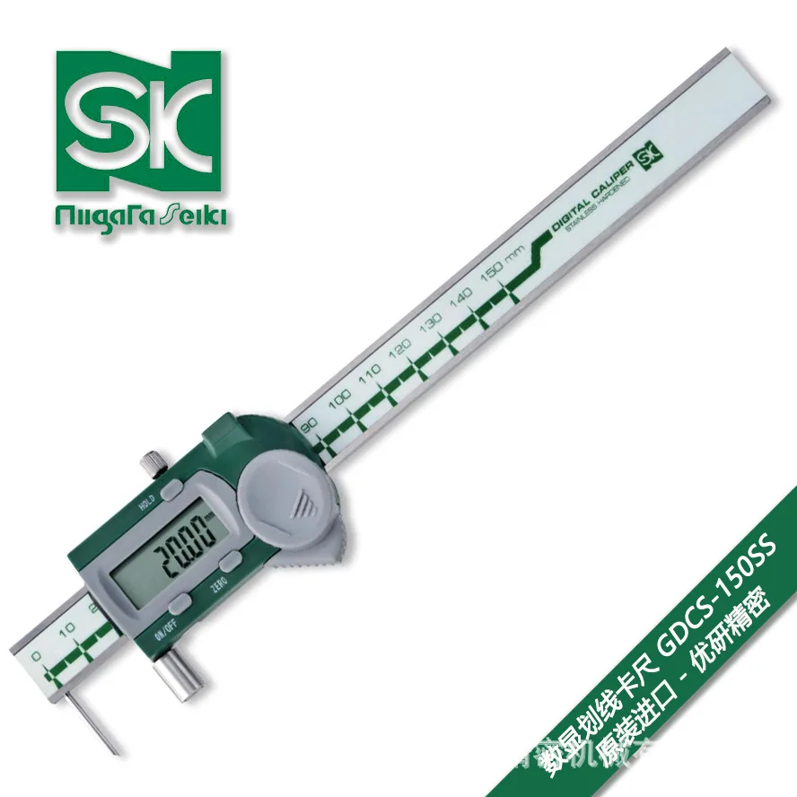 Japan SK Niigata Seiki Electronic Scribing Caliper GDCS-150SS Digital Display Caliper