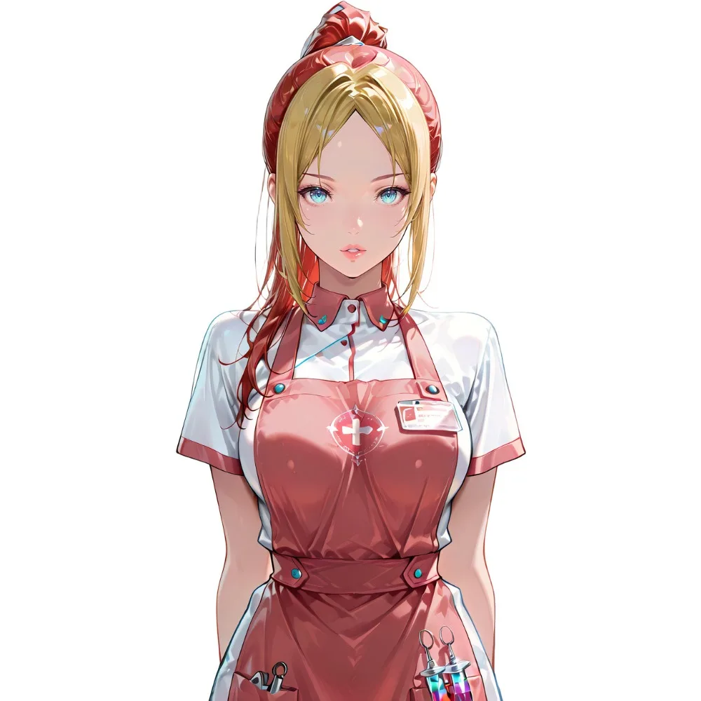 1PC Anime Nurse Character Alena Vinyl Decal Waterproof Sticker for Car Motorcycle Electric Scooter Exterior Decor