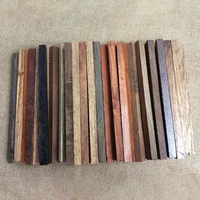 10/50pcs Small Pieces Sandalwood Rosewood 18*1*1 CM Lock Pixel Block Decorative DIY Mini Square Wood 2