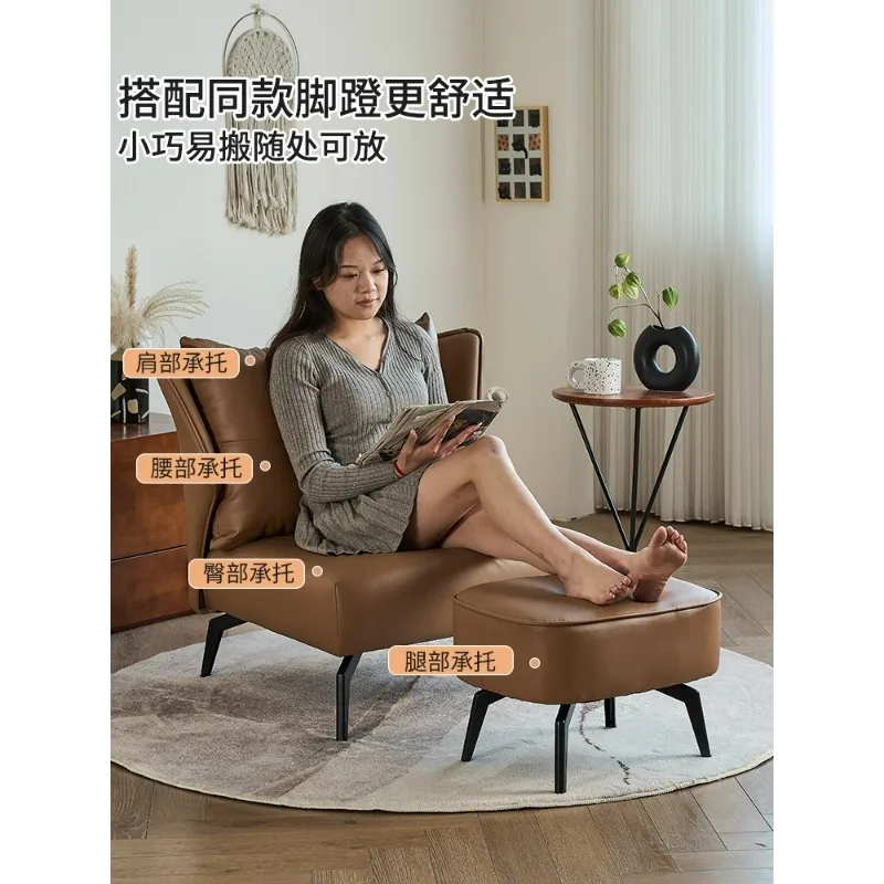 

Italian light luxury single sofa chair living room home leisure chair office reception lazy sofa tiger chair