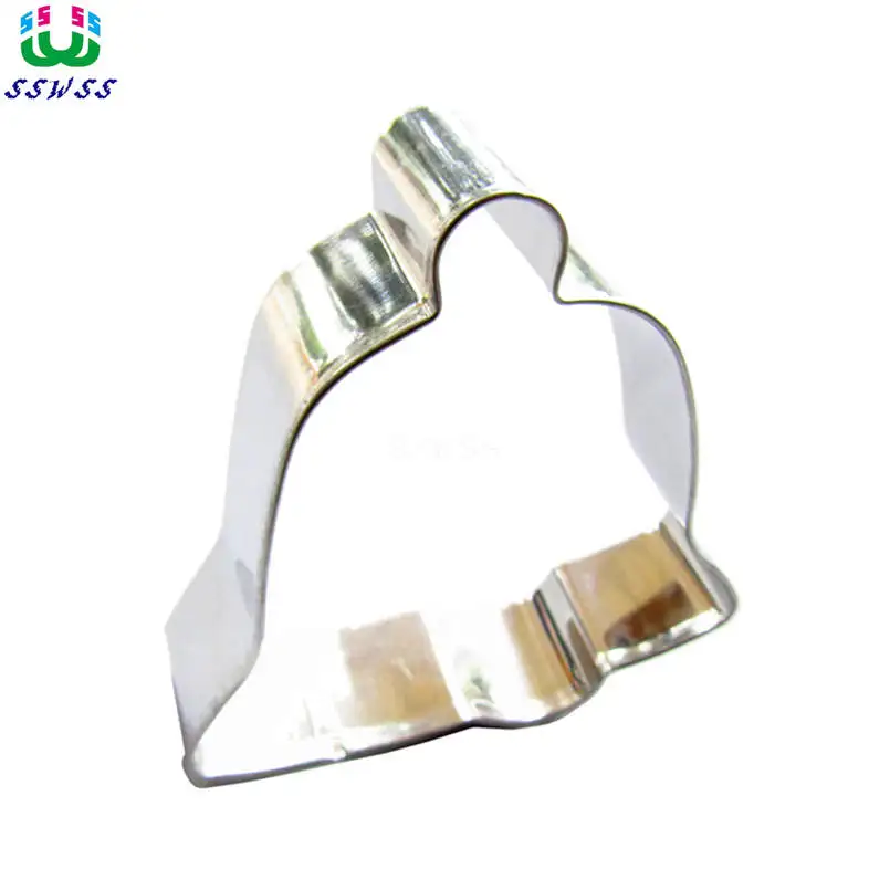 Anniversary Cake Biscuit Stainless Steel Baking Molds,School Bus The Small Bell Shaped Cake Decorating Fondant Cutters Tools
