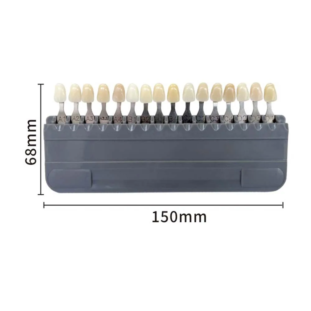 GULPOOE Dental Equipment Colorimetric Plate Tooth Whitening Products Guide Model Toot Tooth Shape Design Color Scale Products