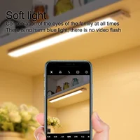 10/20/30/40/60CM Night Light USB Rechargeable Motion Sensor Led Light Wireless Led Lamp for Kitchen Cabinet Bedroom Wardrobe 5