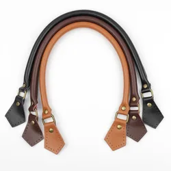 40cm 50cm 60cm Leather Handbag Handle Replacement Strap DIY Accessories 2Pcs