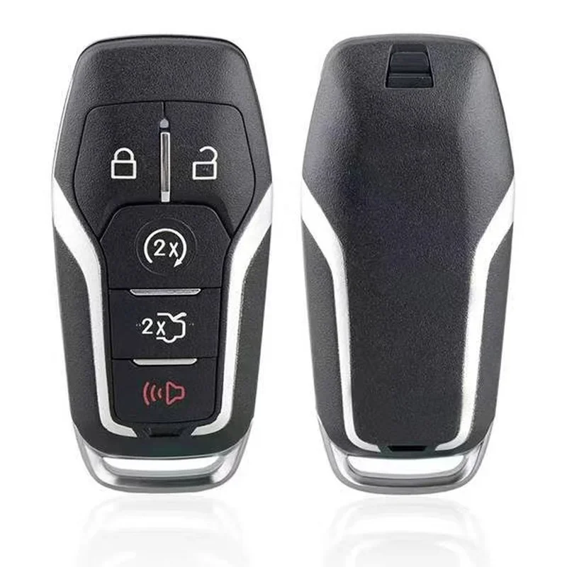 

FOR FORD 3/4/5 Buttons Smart Remote Key Shell Fob Mustang Edge Explorer Fusion Mondeo Kuka Car Key Case Uncut Blade