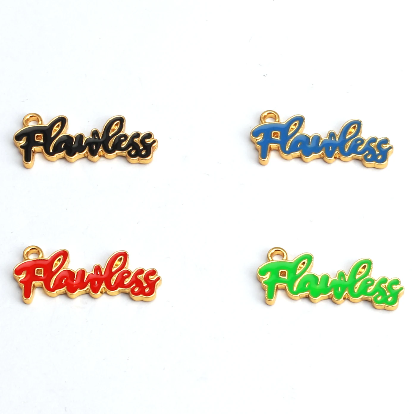 

10pcs Flawless Enamel Floating Letter Charms for DIY Bracelet Bangle Making LTC0115-LTC0118