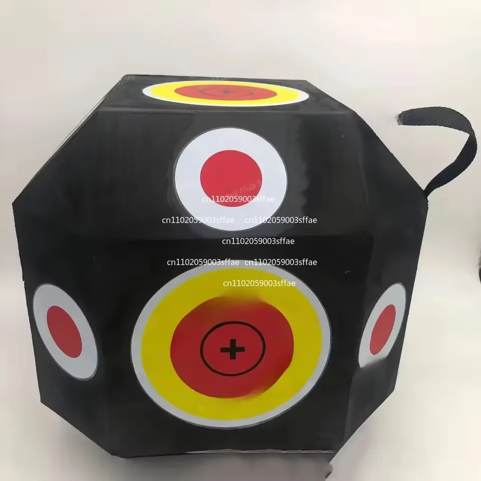 Training Eco-friendly Arrow Target Cube for Recurve Bow 38cm Portable 3D Target Dice Six-Side for Shooting Hunting Practice
