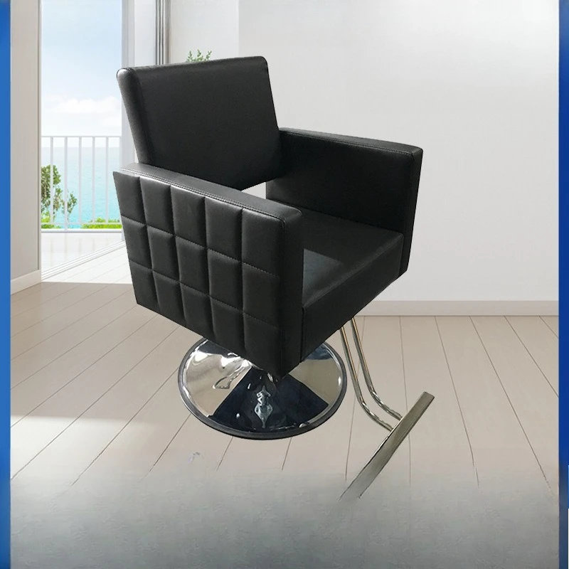 Spot Barber Chair Hair Salon Chair Men's Shave Facial Repair  Lifting Hairdressing Heavy Barber Light Luxury