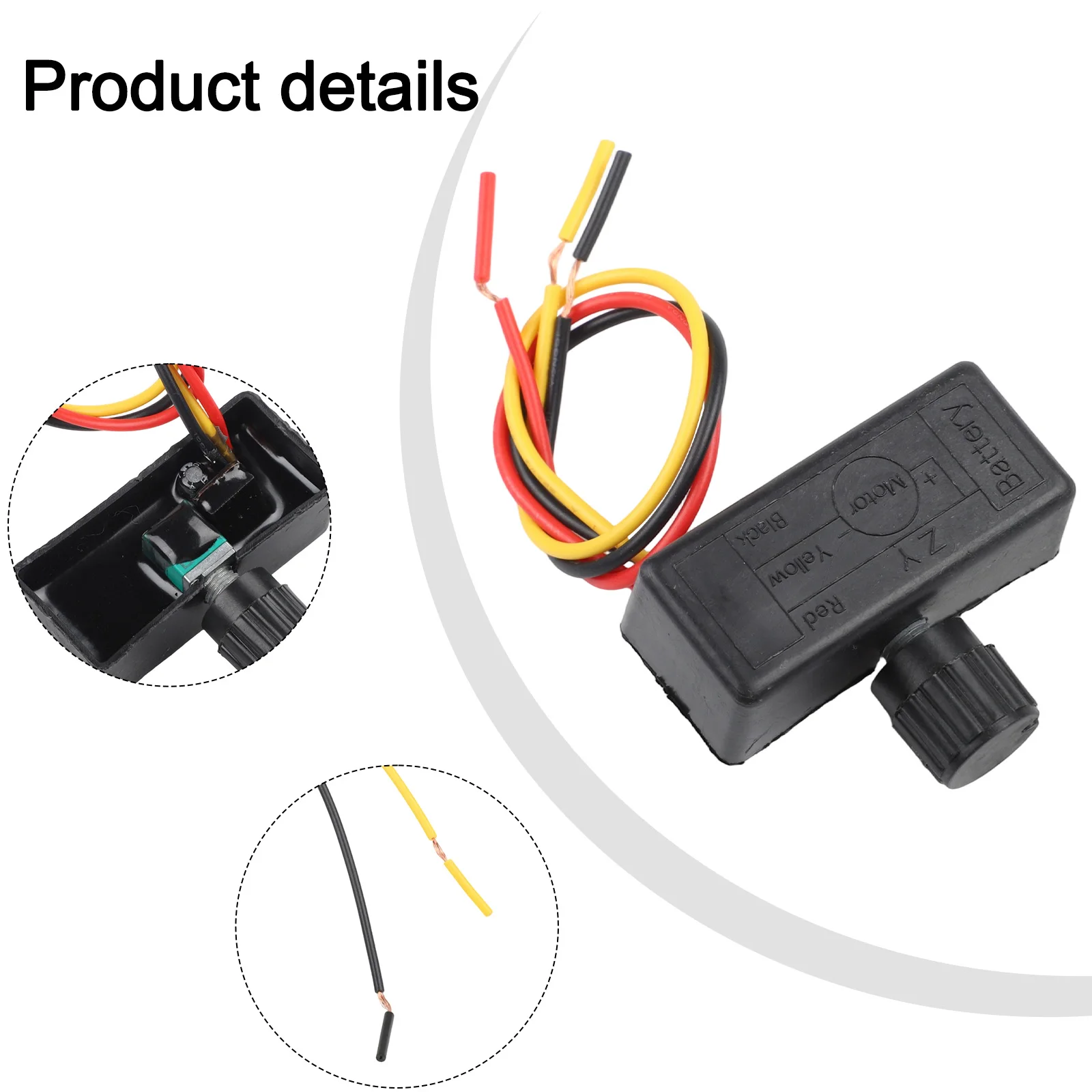 

1X Durable-Electric Sprayer Governor 12V Adjustment Water Pump Speed Switch Agricultural Fight Machine Power Tool Accessories