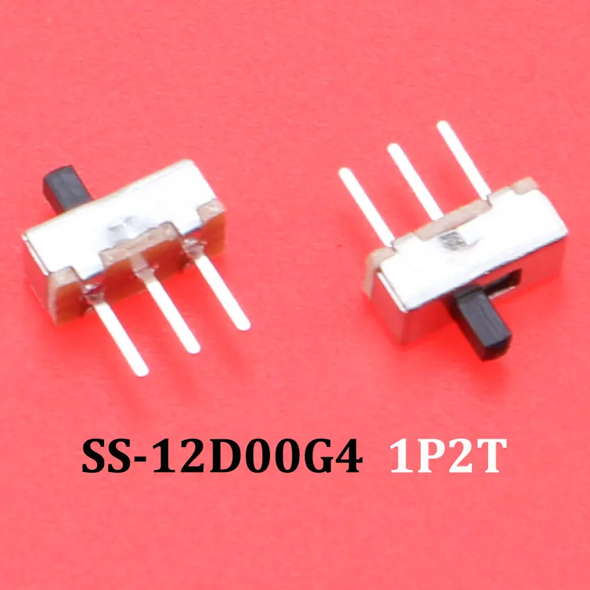 10x Slide Switch Micro-Power Toggle Switch Single and Double-row Direct-inserted Horizontal Sliding 2/3 Gear 1P2T 2P2T 1T3P 2P4T