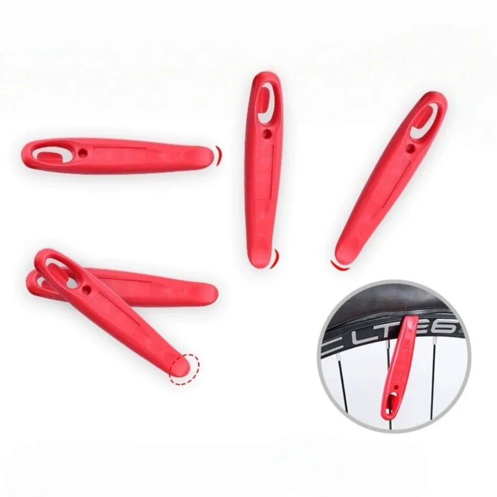 3PCS Portable Bicycle Tyre Tire Pry Bar Plastic Ultralight Wheel Repair Tool Mountain Bike Tire Lever Fast Removal Accessories - view 5