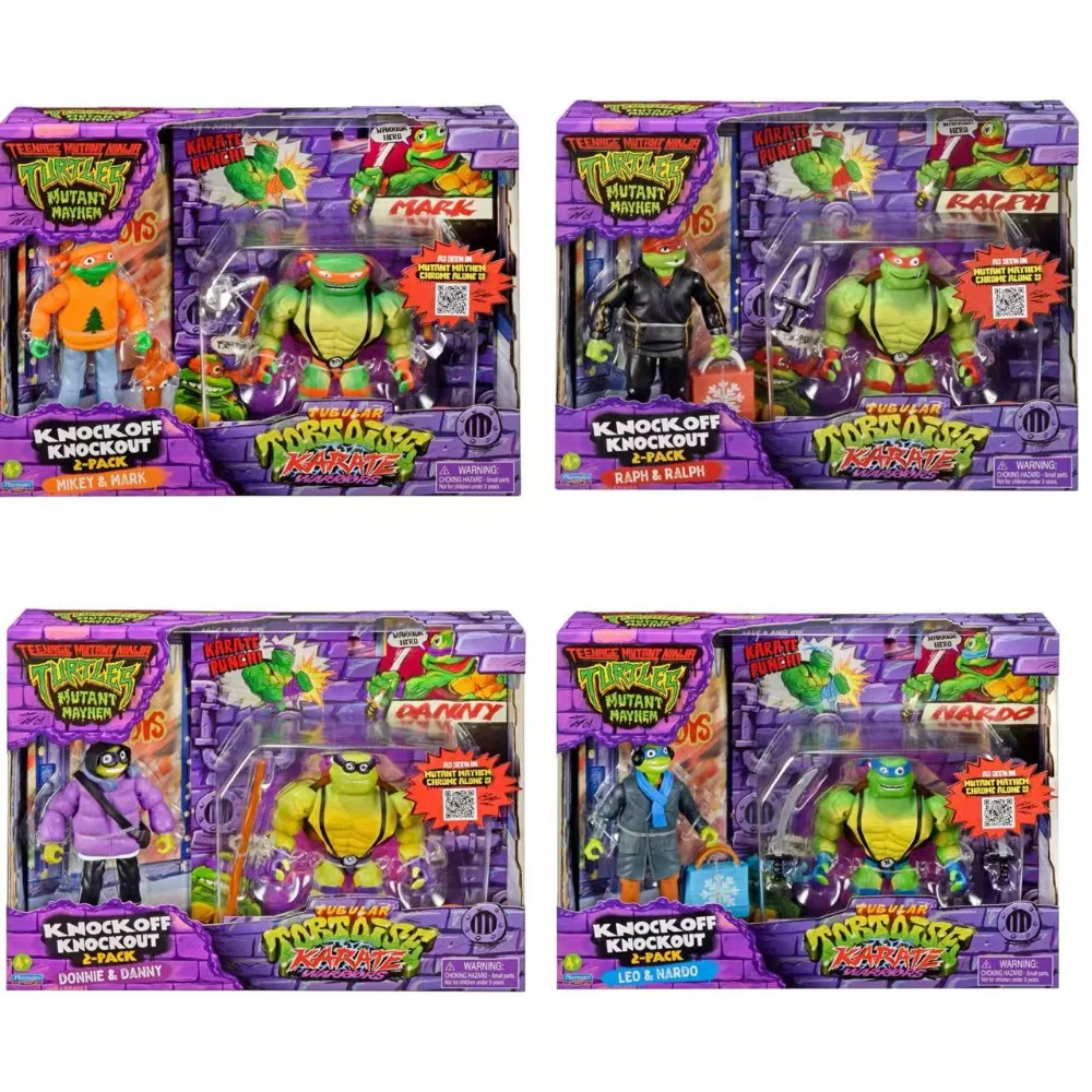 

Teenage Mutant Ninja Turtles Leo and Nardo Mikey and Mark Donand Danny Raph and Ralph Theatrical Short Action Figure Collection