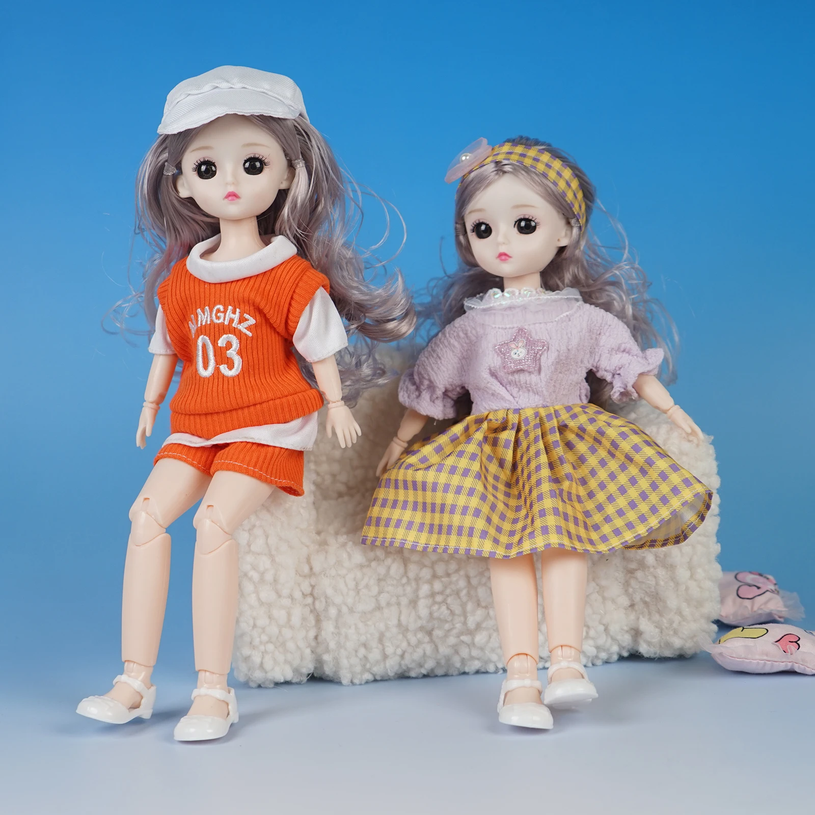 Fashionable Spherical Joint Doll for Kids, BJD, DIY, bonito, animal, menina, fofo, princesa, Natal, crianças, 1:6