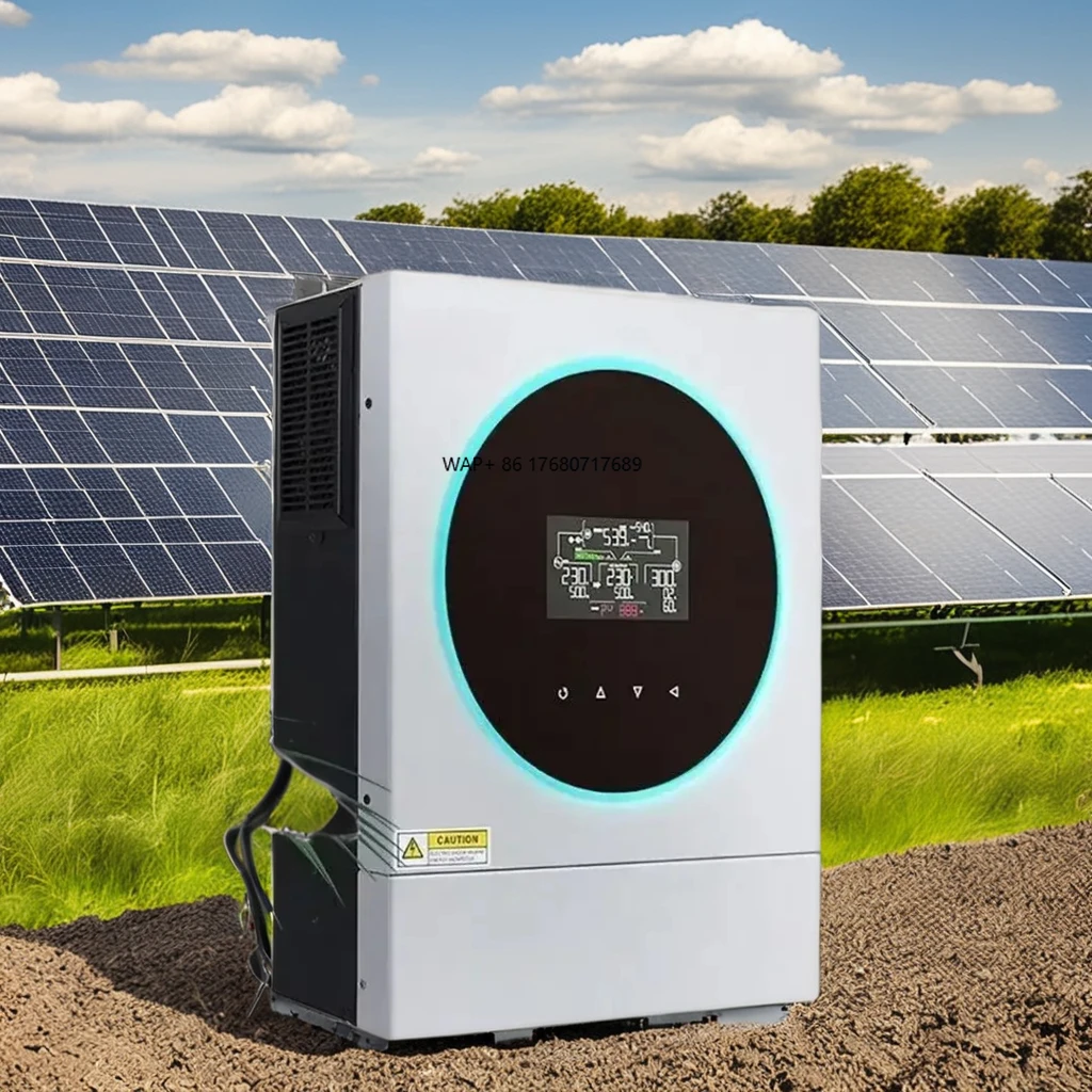 Hybrid 3KW 5000W WiFi Lithium Solar Charger Controller 24V 48V MPPT Off-Grid 3000W Single Phase AC Inverter for Home 12KW 60Hz