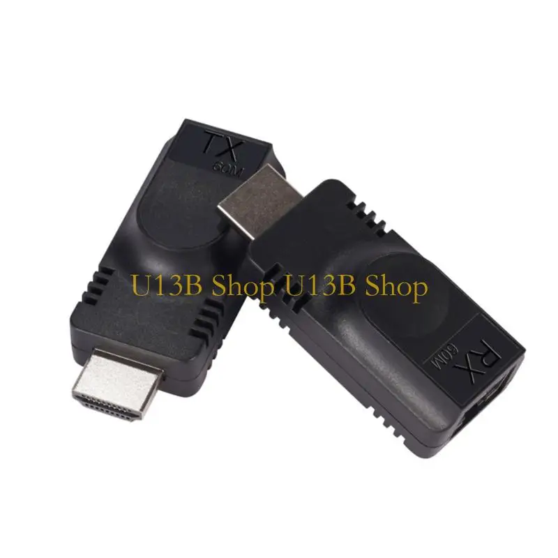 U13B Видеоудлинитель HDTV к RJ45 1080P HDTV Расширение до 60M к сети RJ45