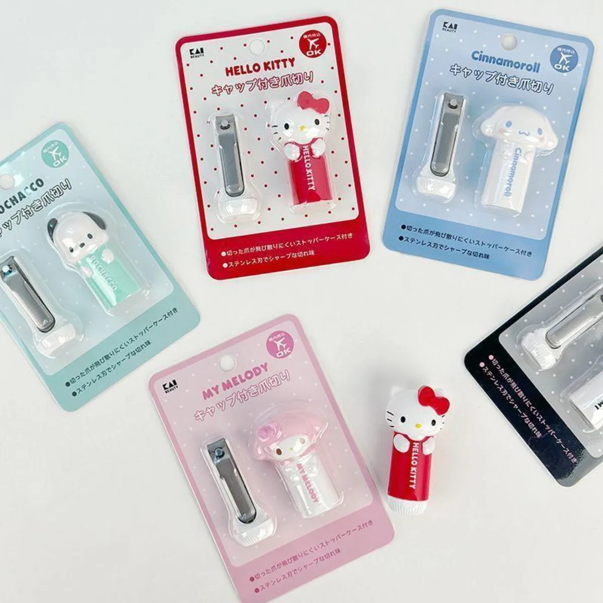 

Милые мультяшные игрушки-подарки Sanrio: ножницы для ногтей с защитой от брызг My Melody, Hello Kitty, Kuromi, Cinnamoroll