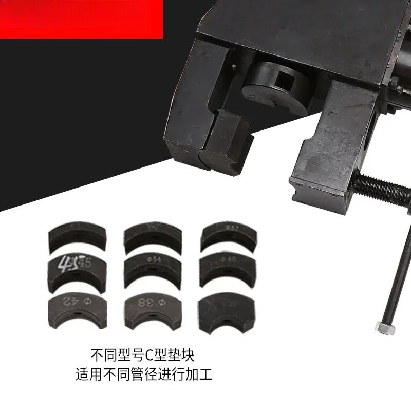 External clamp type pipe beveling machine, imported motor, wild card type electric pipe chamfering machine
