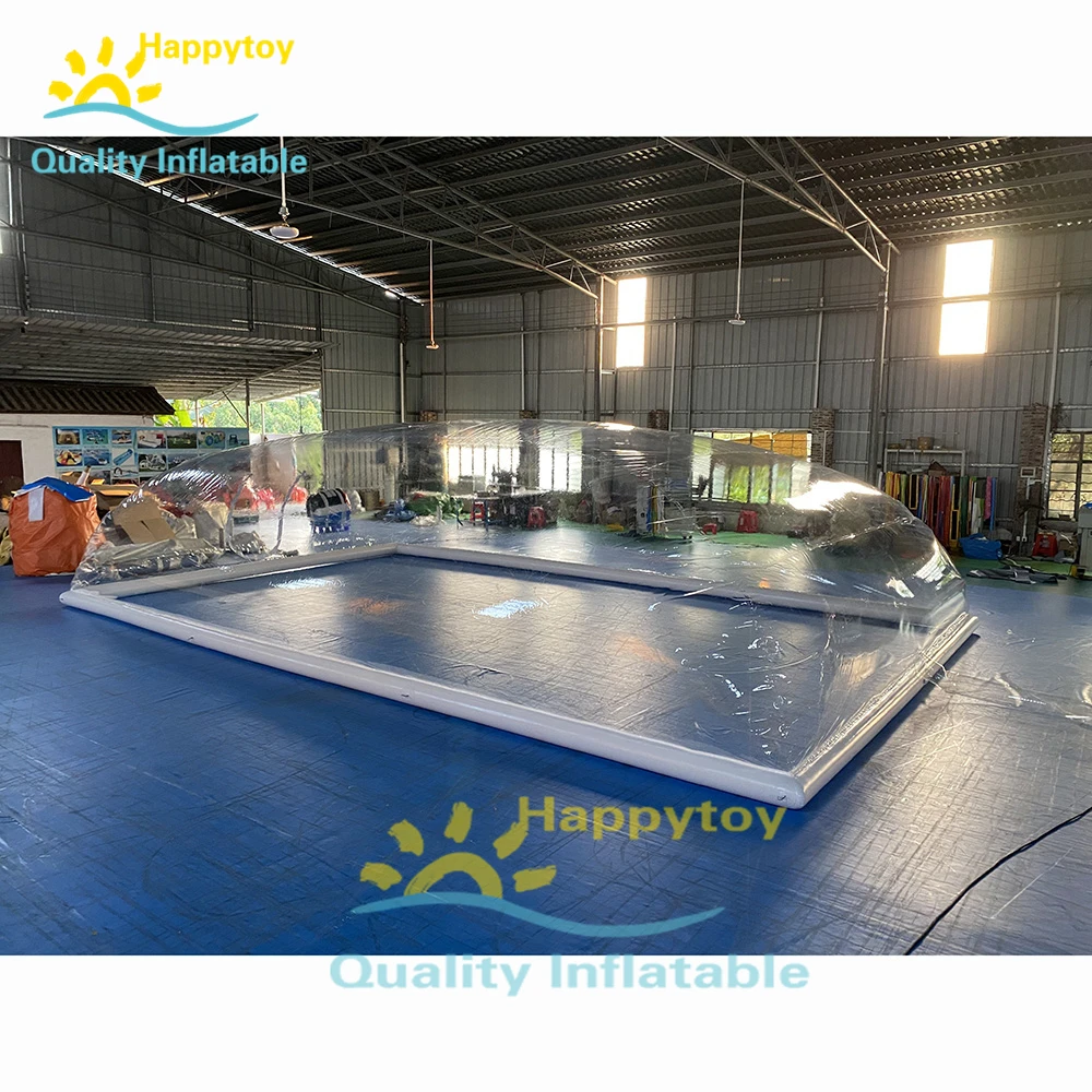 Inflatable Hot Tub Swimming Pool Solar Dome Cover Bubble Tent Winter Summer Use