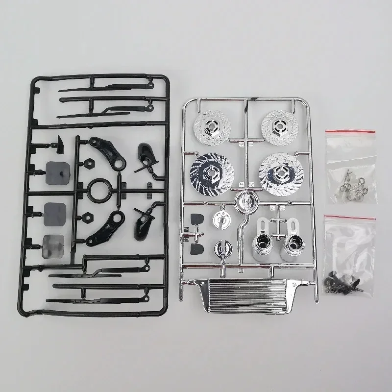 1/10 スケール RC カープラスチックサイドビューミラー排気管ブレーキディスクワイパーモデルホビーオンロードオフロードドリフトツーリング