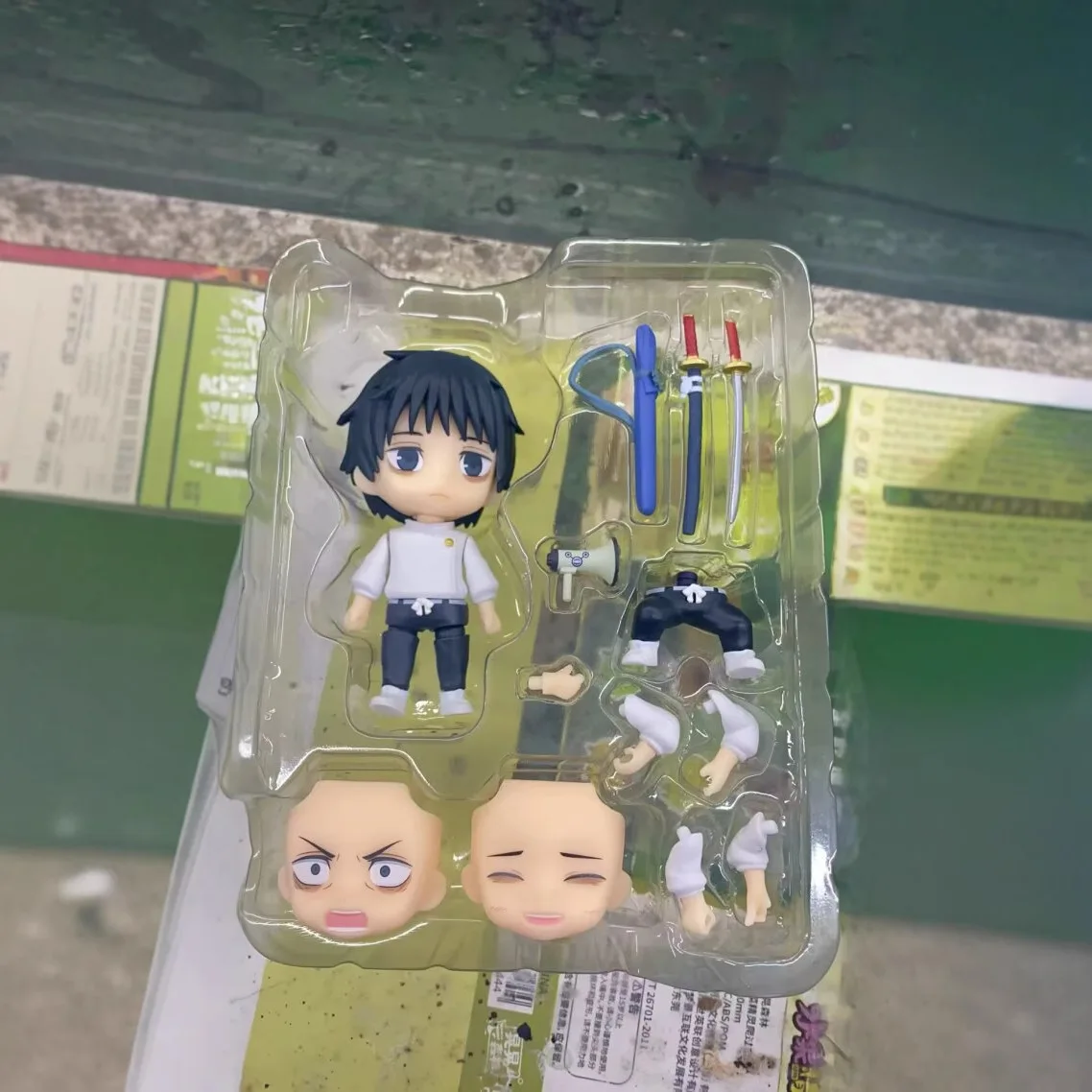 Anime Jujutsu Kaisen Okkotsu Yuta Joint mobility Action Figure PVC Model doll Toy Q-version nendoroid Desk Decor Gifts boxed