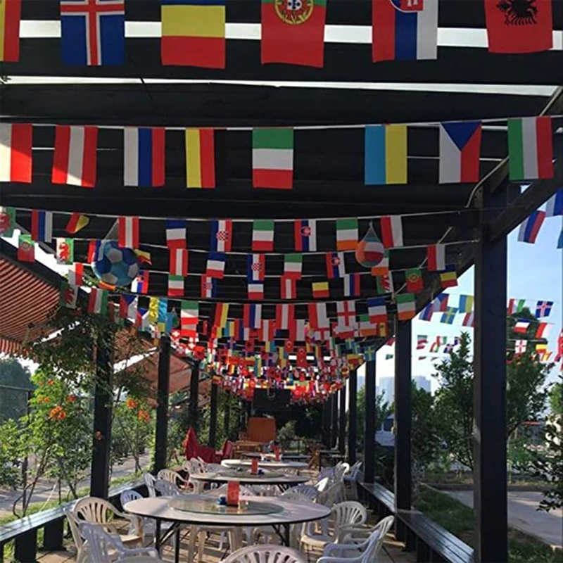 100 Countries String Hanging Flags Countries World Flags Party Decors
