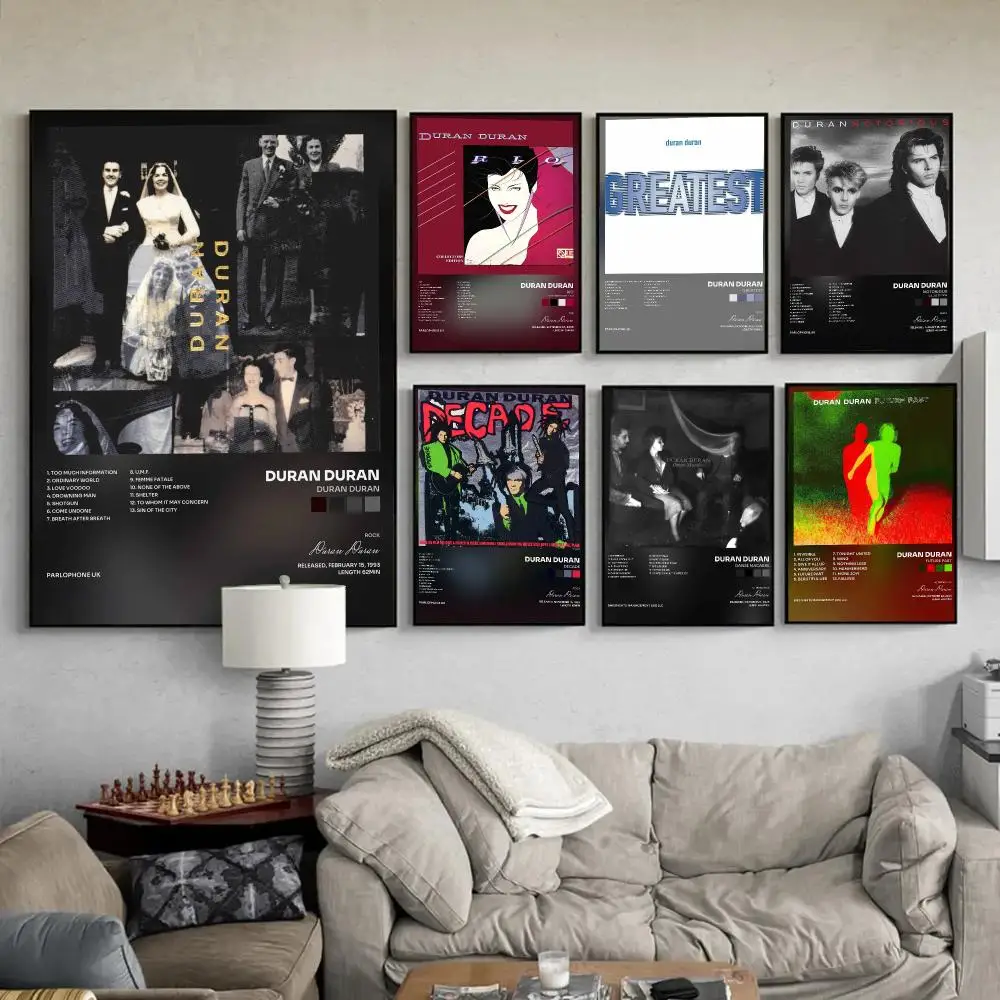 Band D-Duran Duran Poster Wall Art Poster Print Decorative Picture for Living Room Bedroom Home Decor