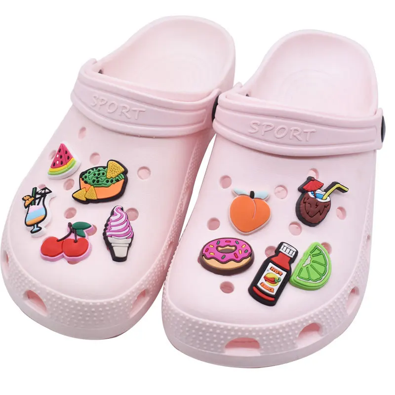 Hot Sales New Arrivals 1Pcs Coffee Milk Shoe Charms Pin for Crocs Shoe Decoration Kids Adult Christmas Boy Girl Party Gifts