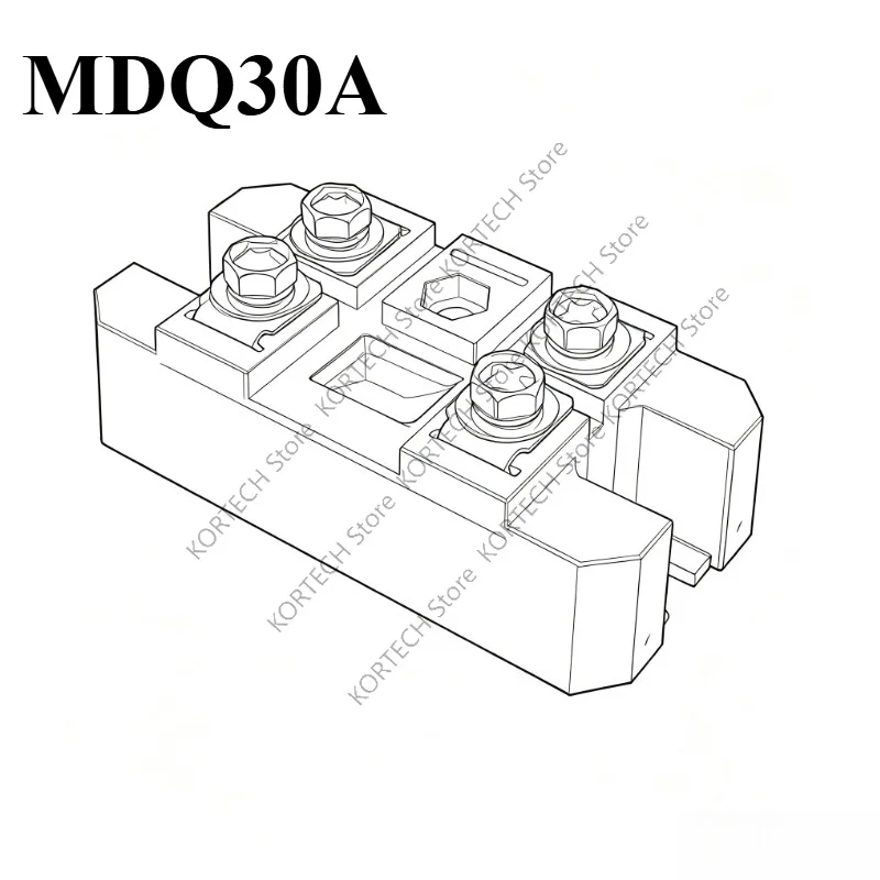 Original and brand new Single-phase rectifier bridge module MDQ30A to500A 1600V MDQ100A-16 MDQ250A 500A-16 High-power DC300A-16