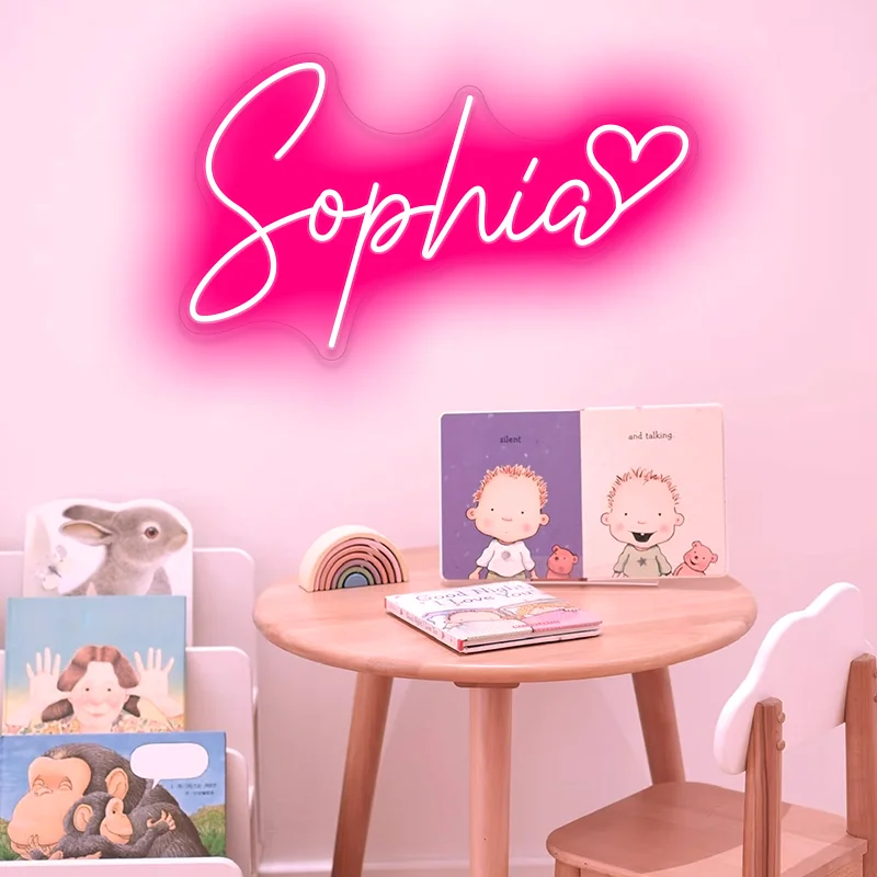 

Custom Acrylic Name Neon Sign Personalized LED Neon Sign For Wedding Birthday Party Wall Decoration Custom Neon Night Light