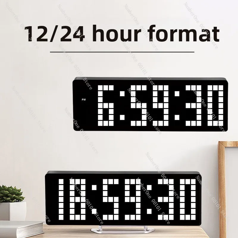 New 13inch creative pixel clock custom timer countdown/count-up alarm clock