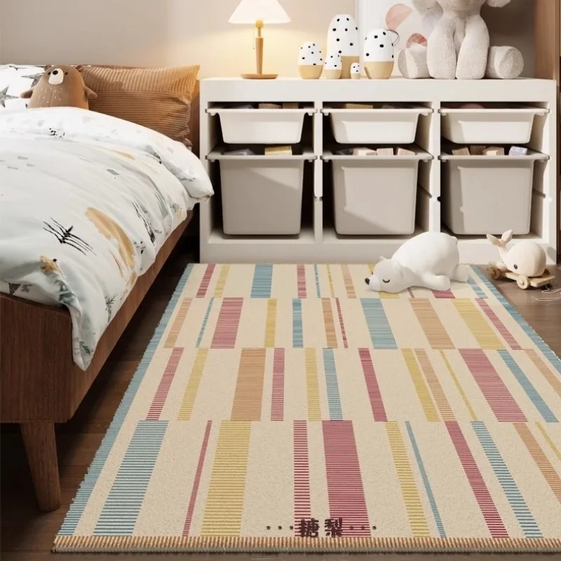 

Striped Room Bedside Decoration Bedroom Carpet Living Room Floor Mat Cloakroom Leisure Area Coffee Table Rug Ковер 러그 Alfombra