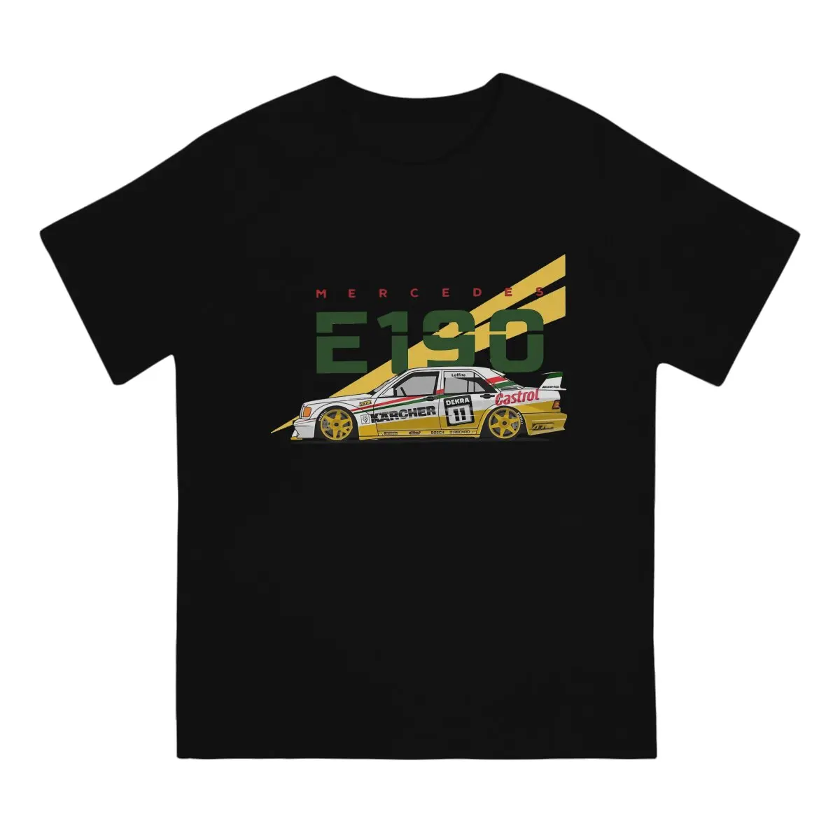 Sports Car Men's TShirt E190 Evolution2 Distinctive T Shirt Harajuku Streetwear New Trend