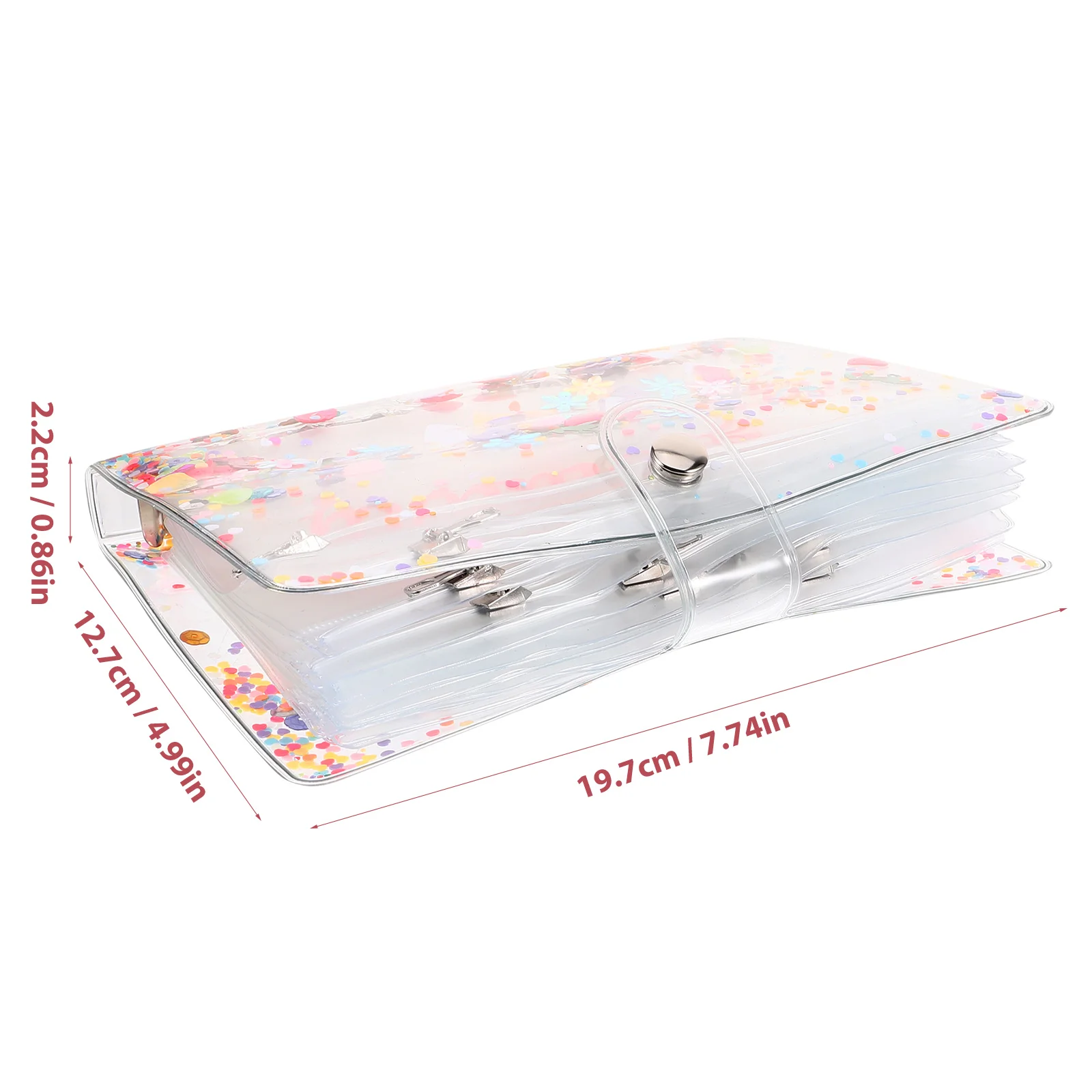 Envelope Budget Loose Leaf Bag Binder Clips Money Organizer for Cash Pvc Packing Cube Document Filing Bags