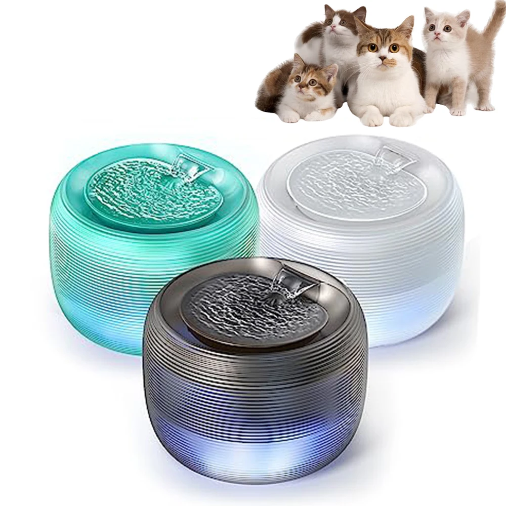 Large Capacity pet Water Fountain Ultra Quiet USB Electric Auto Filter Recirculate Filtering Drinker for Cats Water Dispenser